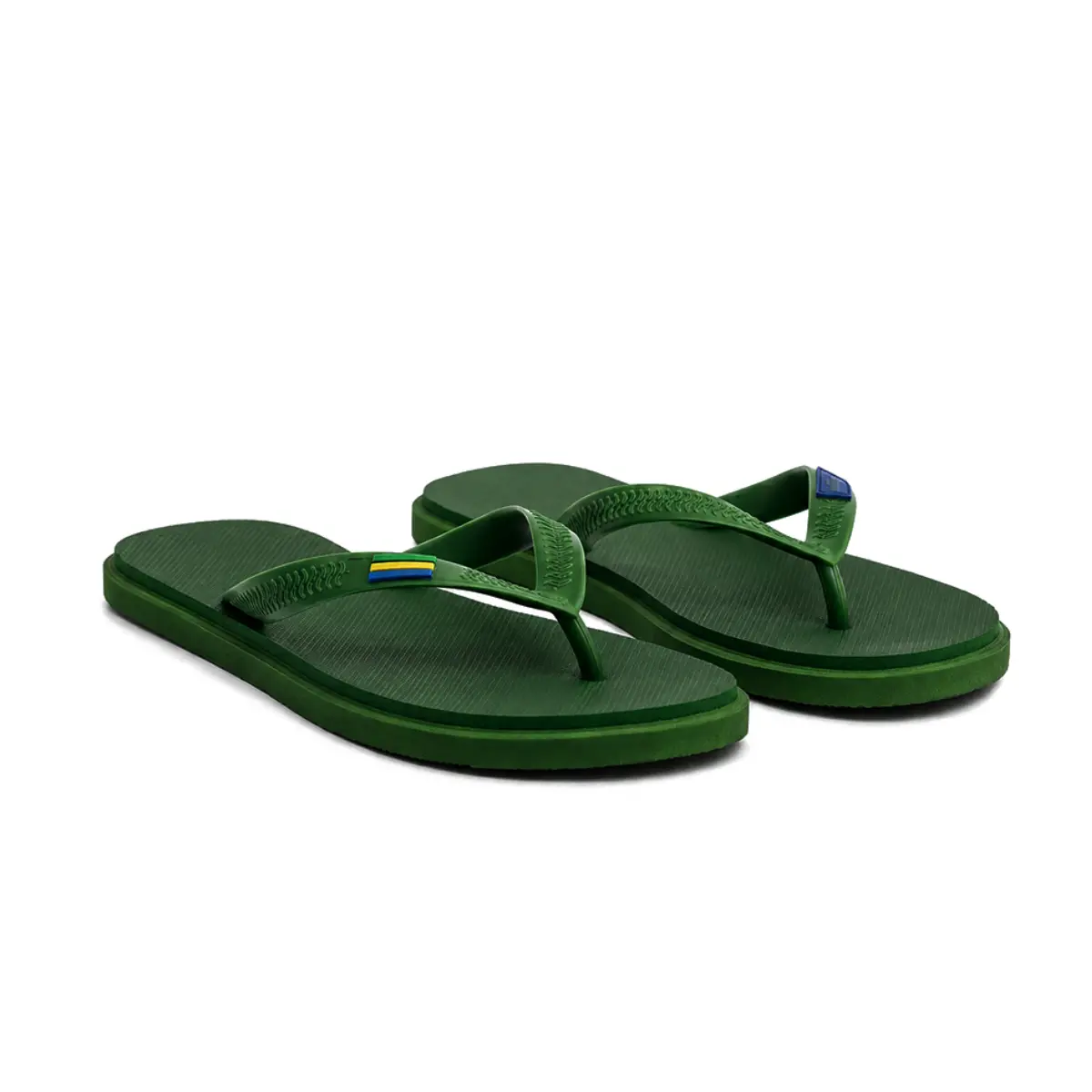 SANDÁLIA MASCULINA BICOLOR EM BORRACHA NICE VERDE