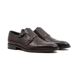 SAPATO SOCIAL MASCULINO MONK STRAP EM COURO PREMIUM CAFÉ | ALEXANDER NOHA ATELIER