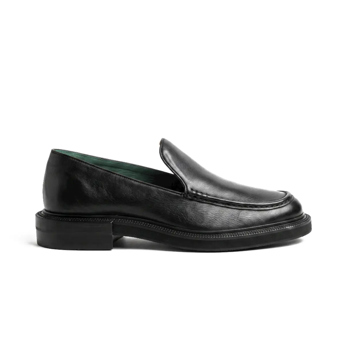 SAPATO SOCIAL MASCULINO LOAFER EM COURO PREMIUM PRETO | MADISON NOHA ATELIER