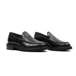 SAPATO SOCIAL MASCULINO LOAFER EM COURO PREMIUM PRETO | MADISON NOHA ATELIER