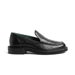 SAPATO SOCIAL MASCULINO LOAFER EM COURO PREMIUM PRETO | MADISON NOHA ATELIER