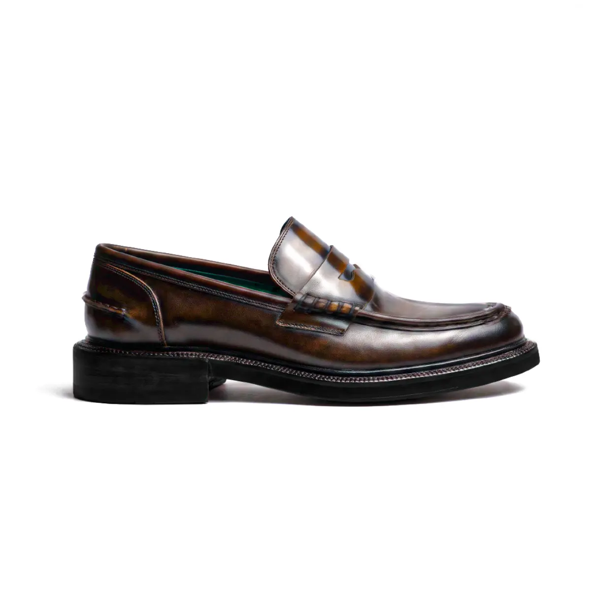 SAPATO SOCIAL MASCULINO LOAFER EM COURO PREMIUM CAFÉ | STEFFANO NOHA ATELIER