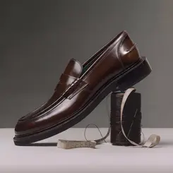 SAPATO SOCIAL MASCULINO LOAFER EM COURO PREMIUM CAFÉ | STEFFANO NOHA ATELIER
