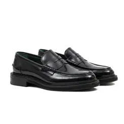 SAPATO SOCIAL MASCULINO LOAFER EM COURO PREMIUM PRETO | STEFFANO NOHA ATELIER